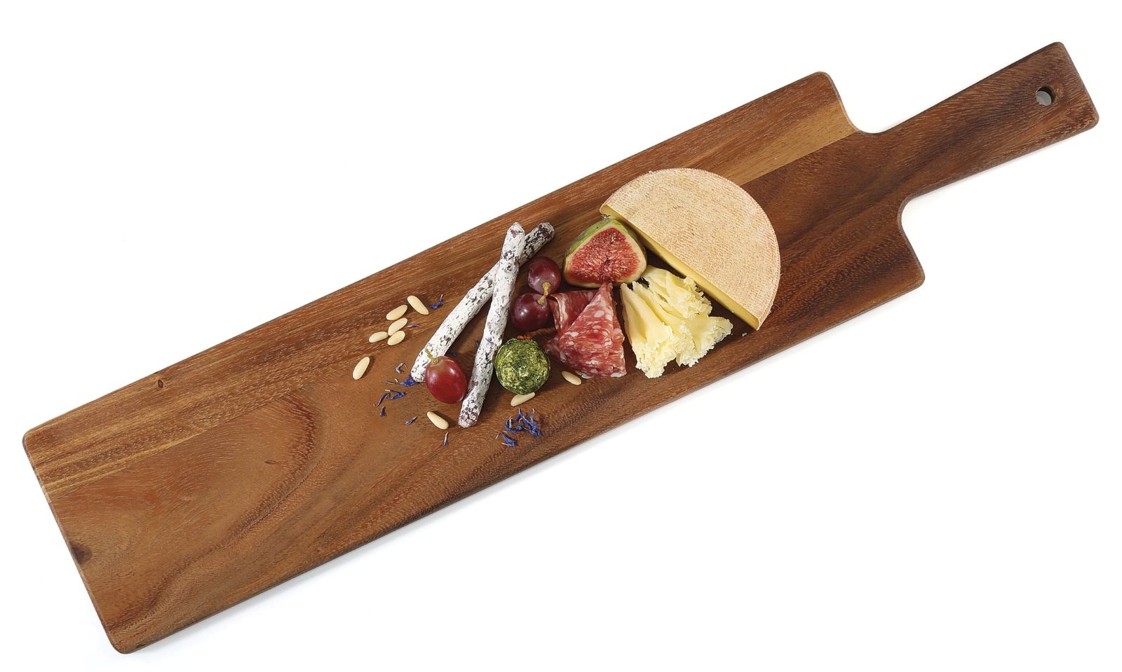 055207_Servírovací a krájecí prkénko na bagetu 60x13x1,5 cm akátové dřevo  10